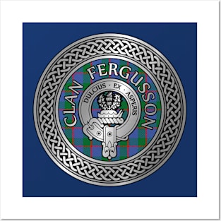 Clan Fergusson Crest & Tartan Knot Posters and Art